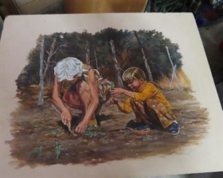 1A. PAINTED BY JEANNE $100.00