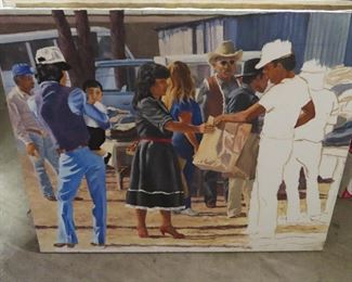 1B. PAINTED BY JEANNE $100.00