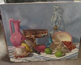 1E. PAINTED BY JEANNE $100.00