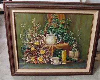 1F. PAINTED BY JEANNE $150.00