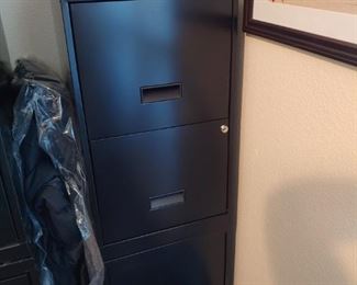 2 ea 2-drawer file cabinets