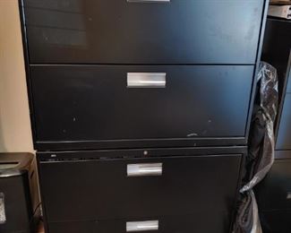 Hon 2- drawer lateral file cabinets 2 ea