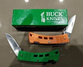 Set of Buck Pocket Knives