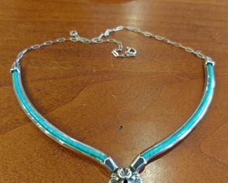 Turquoise Necklace and Bracelet