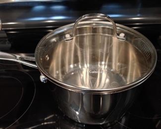 Cuisinart sauce pan with strainer lid