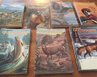 Collection of Colorado Outdoor Magazines from late 1979  to 1985.  Total 52 books in collection.  $ 200.00   