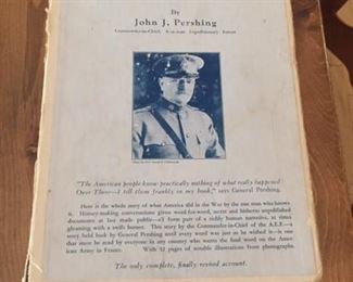 Book, 1st Edition of John J. Pershing, "My Experiences in the World War.  Very good condition.  $775.00