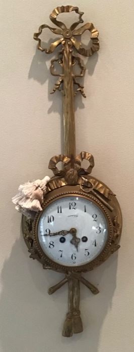 Dore Bronze Wall Clock Tiffany & Co. $1,200