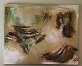 Contemporary Abstract Painting by Sharon Westbrook $650