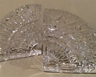 Pair of Cut Crystal Bookends $95