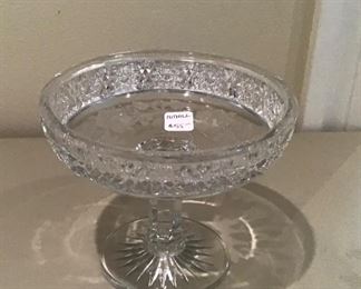 A Small Cut And Engraved Tazza By Tuthill $55