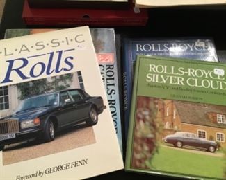 Books And Other Items on Cars, Including Rolls Royce And Bentley 