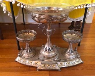 fancy ceremonial silver goblets