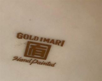 Goldimari, handpainted, which explains a lot (not really)