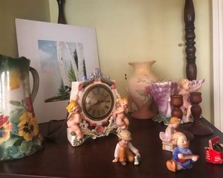 small society of ceramic creatures