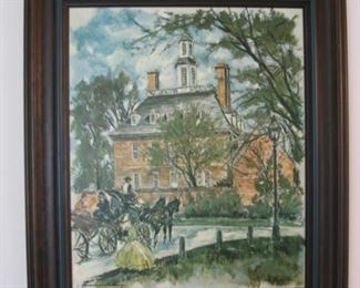 John Haymson signed framed print