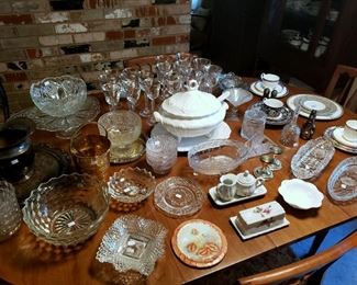 Lots of glassware!