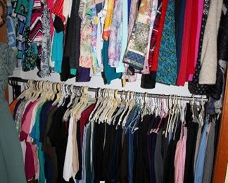 Tons of women's clothing! Vintage to new - sizes range from medium to 1X