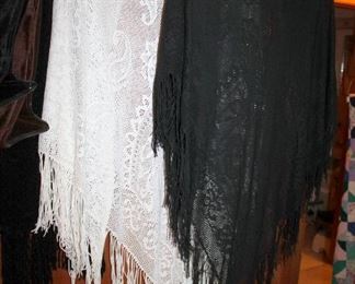Fringe shawls
