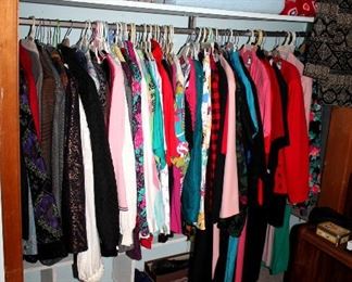 Tons of women's clothing! Vintage to new - sizes range from medium to 1X - women's shoes size 10-11