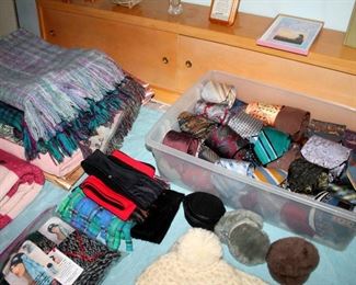 Scarves, hats, ties, blankets, and more!