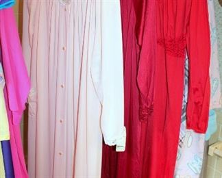Gorgeous vintage sleepware - Shadowline and other brands - several new with tags. Robes, gowns, slips, pajama sets, and more!