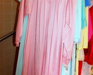 Gorgeous vintage sleepware - Shadowline and other brands - several new with tags. Robes, gowns, slips, pajama sets, and more!