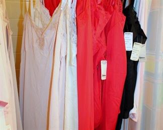 Gorgeous vintage sleepware - Shadowline and other brands - several new with tags. Robes, gowns, slips, pajama sets, and more!