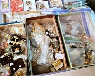 Tons of costume jewelry!