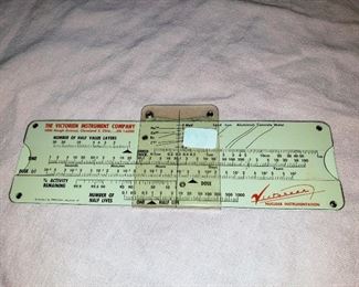 Victoreen nuclear slide rule