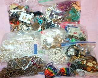 Tons of costume jewelry!
