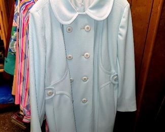 Cute vintage light blue coat