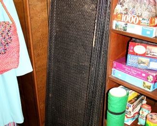 Vintage metal shelving