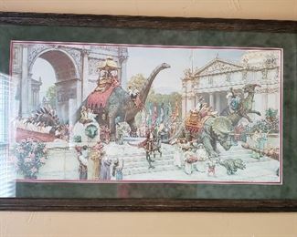 Dinosaur Parade by James Gurney