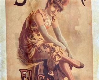 Silver Spur  -  Elgie poster on linen   $1000