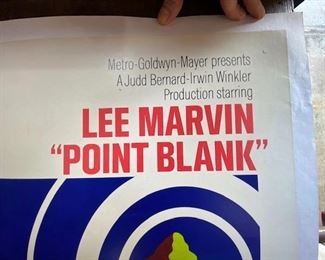 Lee Marvin Point Blank One Sheet   $500