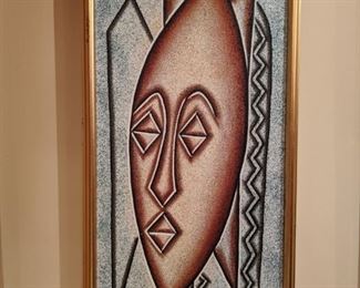 Nicely framed original oil on canvas, by Siku.