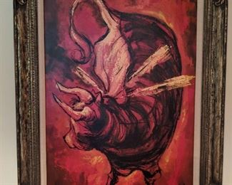 Ouch!!                                                                                                  States the bull, after being shot with love arrows from Cupid. There's some secret animal husbandry plot between the matador and the bull...