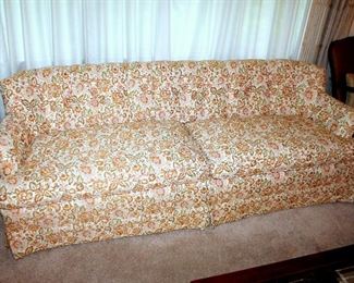 #6 - Vintage Floral Upholstered Sofa