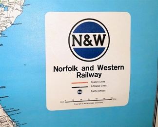 #30 - Norfolk & Western Railway Map