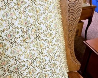 #48 - Antique Oak Settee