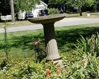 Large bird bath