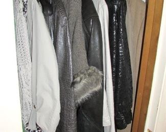 Leather jackets and coats