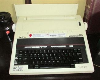 Brother electric typewriter