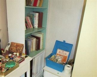 Nice bookcase and books