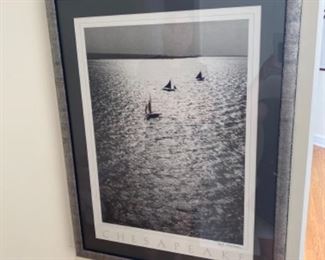 Signed MS Warren Sailboats Artwork Print