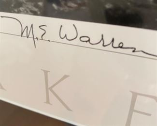 Signed MS Warren Sailboats Artwork