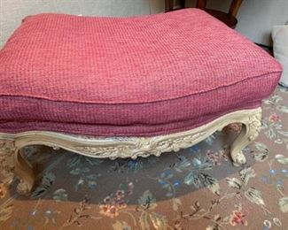 Red Ottoman