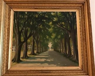 Paul R. Schick was born in Bellaire Ohio in 1888, he was a painter and lecturer who made his home in Redding Connecticut. He was a member of the Salmagundi Club in New York and exhibited there from 1940-46. He also exhibited in San Francisco at the golden Gate Exposition in 1939 and at the NY World's Fair that year, also exhibited at the Society of four arts in Palm Beach, Newport art association, Guild Hall, East Hampton NY, his work is held by the Norton Gallery museum in Palm Beach. Artist is listed in Davenport, Who Was Who and on Askart online.The painting is oil on canvas.