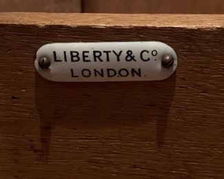 8. Liberty & Co. London Arts & Crafts Sideboard signed piece (60" x 24" x 57")